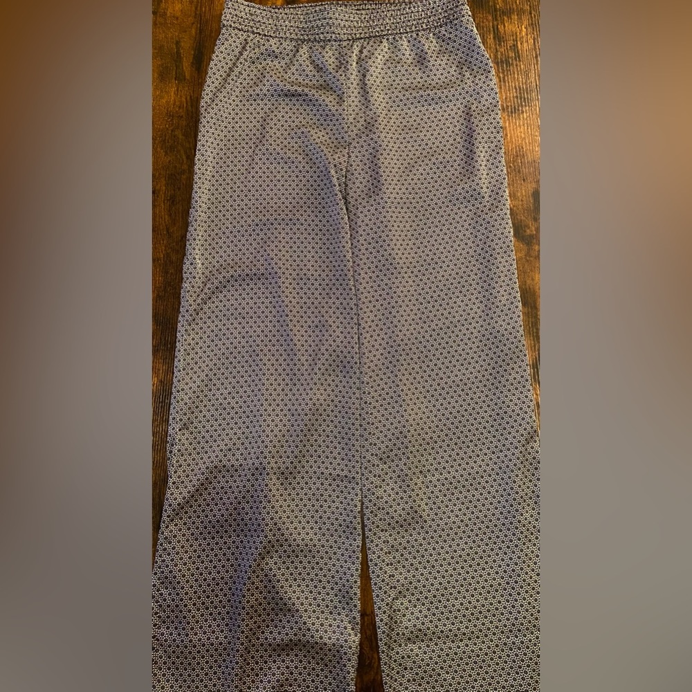 H&M patterned “silky” pants size 6